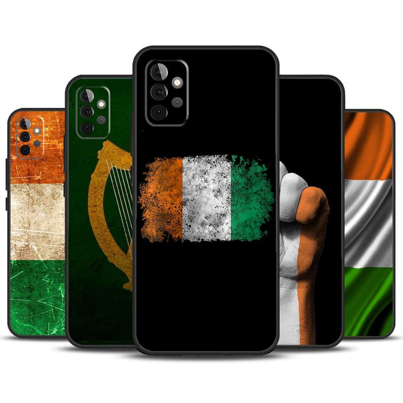 Phone Cases Ireland - サムスンギャラクシー、アイリッシュフラッグ、iphone 12、Galaxy a32、a52、a14、a24、a34、a54、a53、a33、a13、a15、a25、a71、a51用の電話ケースカバー