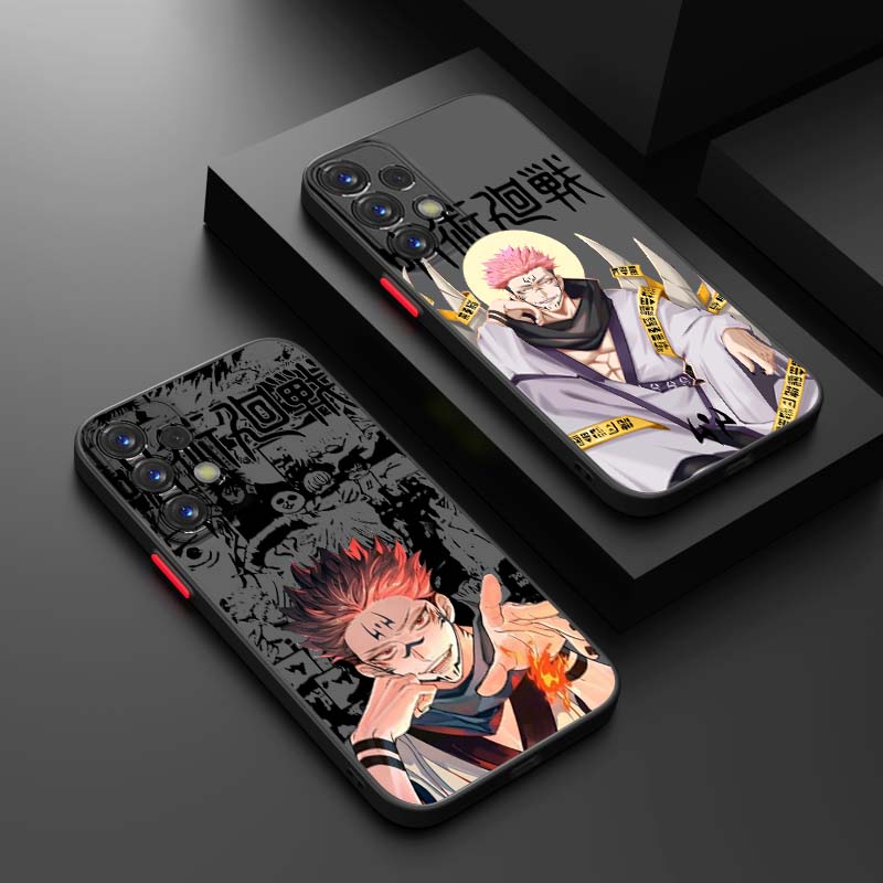 Phone Cases Jujutsu Kaisen - 呪術廻戦アニメスマホケース サムスンギャラクシーA71 A56 A55 A54 A53