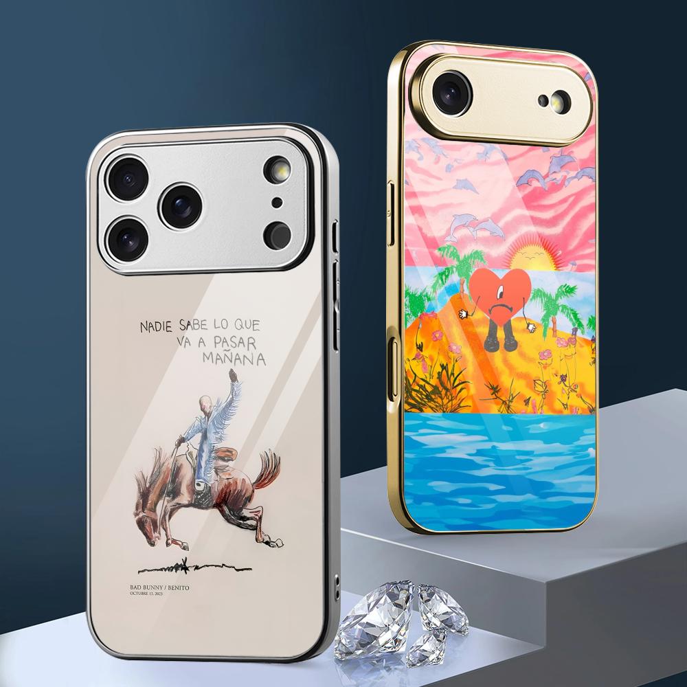 Phone Cases Iphone 13 - ロックミュージック Bad B-Bunny スマホケース iPhone 17