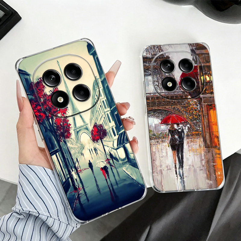 Phone Cases London - オールドロンドンストリートシーン柄 Redmi Note 12 13 14