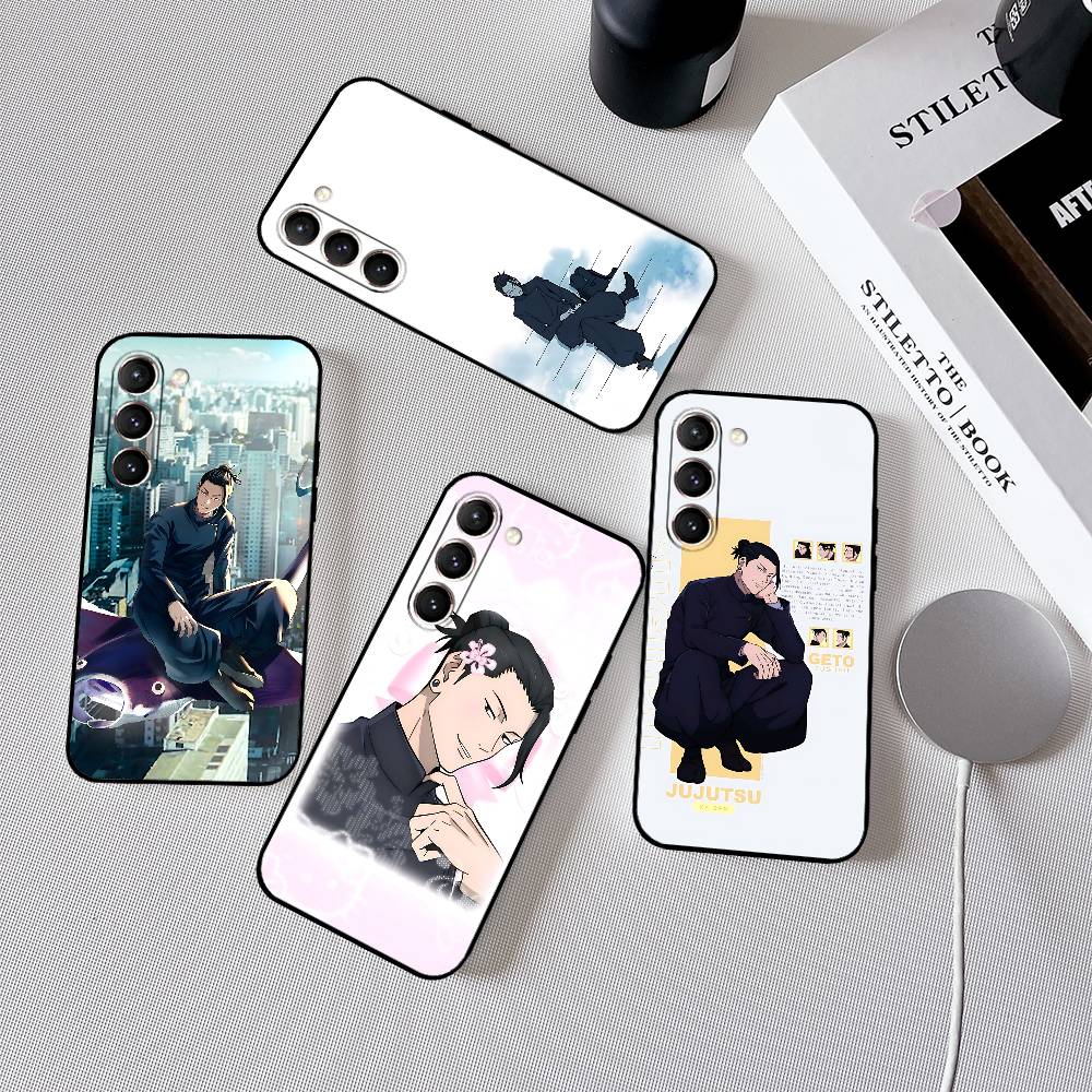 Suguru Geto スマホケース ブラック 超薄型 耐衝 - Phone Cases Jujutsu Kaisen のレビューと価格