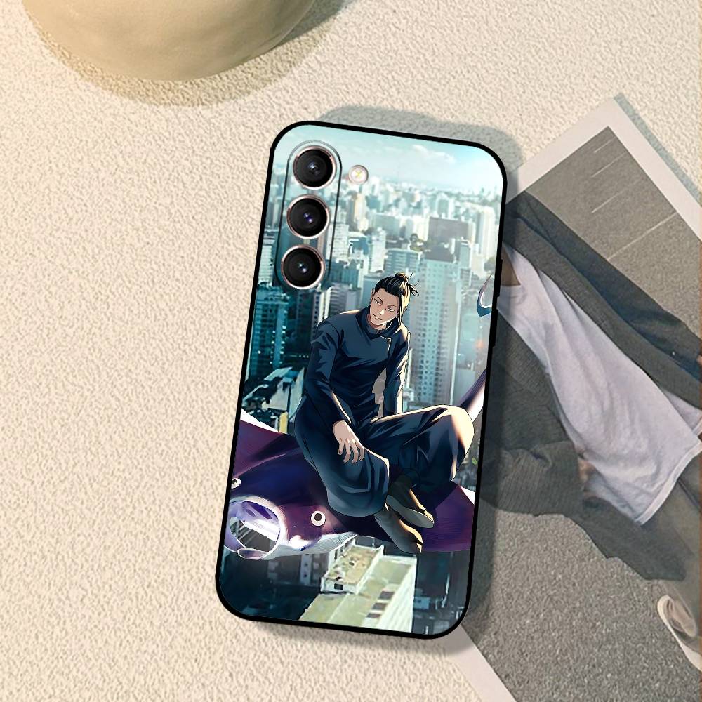 Suguru Geto スマホケース ブラック 超薄型 耐衝 - Phone Cases Jujutsu Kaisen のレビューと価格