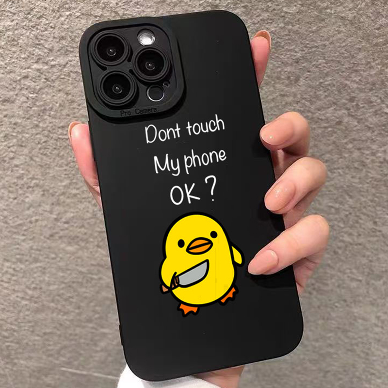 かわいいミニマリスト風カートゥーンダックシリコン製iPhon - Phone Cases Xr Iphone のレビューと価格