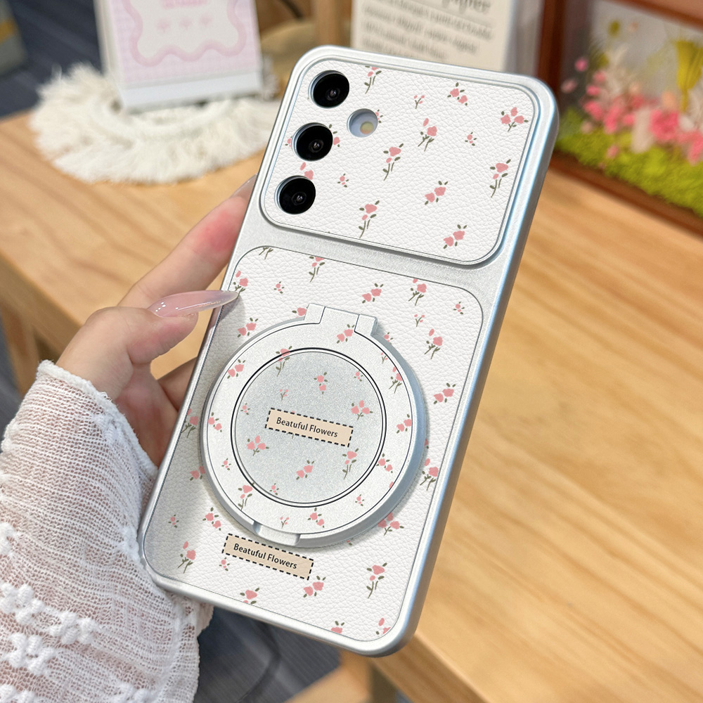 可愛いピンクの花柄スマホケース Samsung S26 S2 - Phone Cases Galaxy A16 5G のレビューと価格