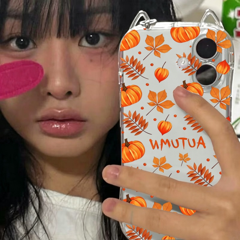 秋のカボチャと落ち葉柄のiPhoneケース（iPhone 1 - Phone Cases For Iphone 16 のレビューと価格