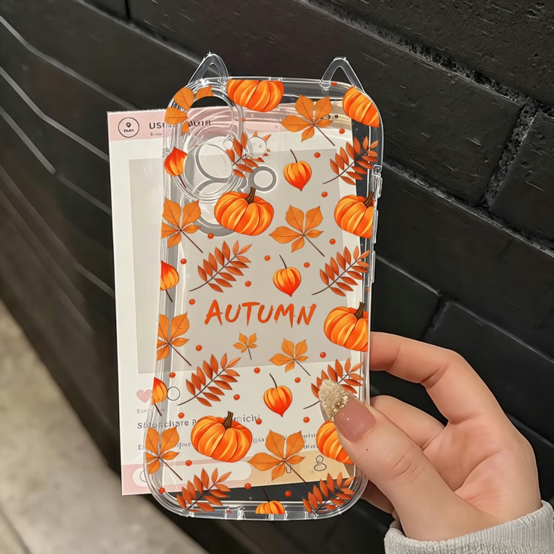 秋のカボチャと落ち葉柄のiPhoneケース（iPhone 1 - Phone Cases For Iphone 16 のレビューと価格