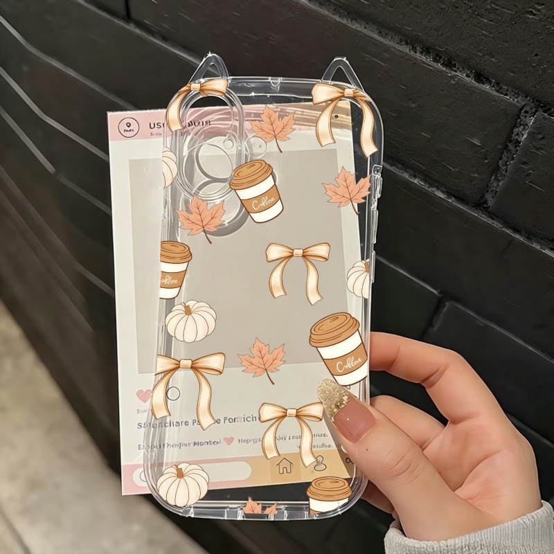 秋のカボチャと落ち葉柄のiPhoneケース（iPhone 1 - Phone Cases For Iphone 16 のレビューと価格