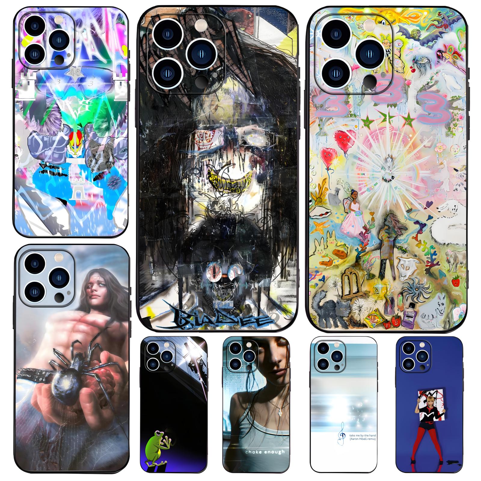 ミュージックアルバム B-Bladee 333  iPhon - Phone Cases For Iphone 16 のレビューと価格