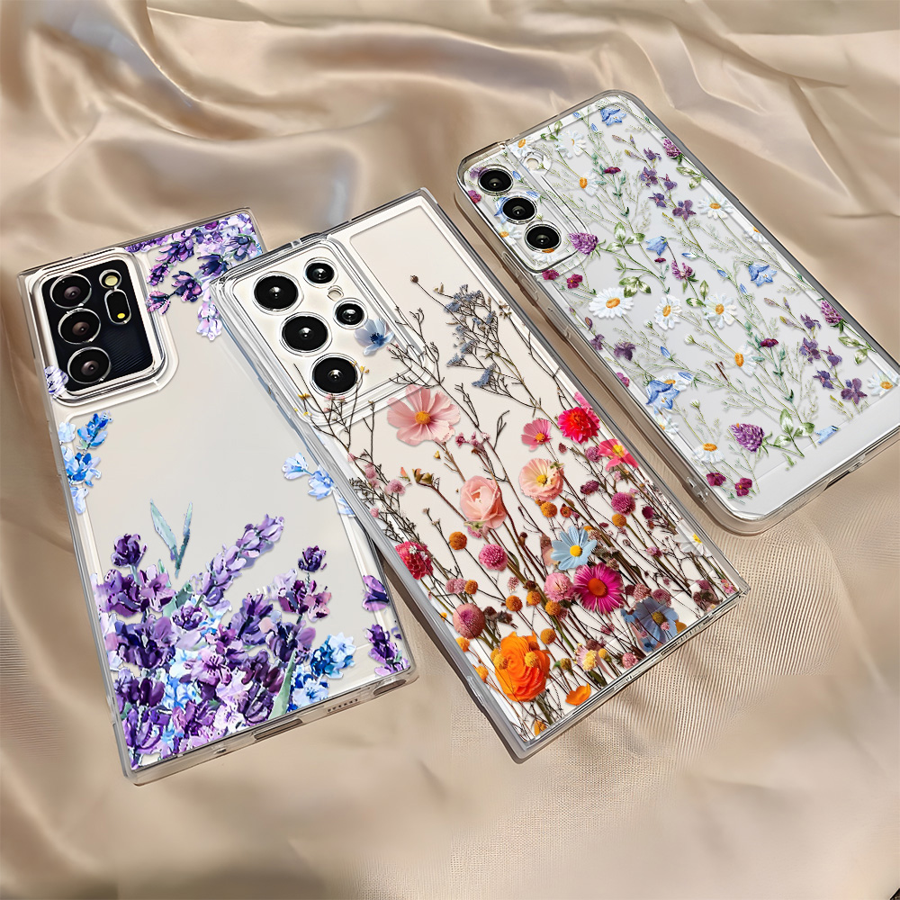 フラワーデザインのスマホケース Samsung A56 5G - Phone Cases Galaxy A16 5G のレビューと価格