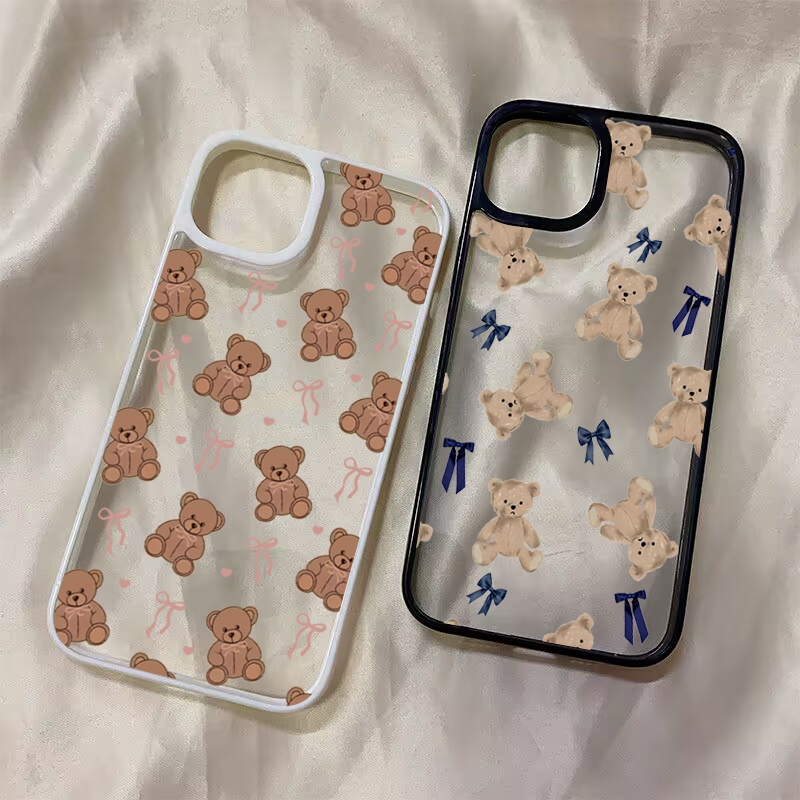 かわいいテディベアのリボン付きスマホケース、Samsung  - Phone Cases Galaxy A16 5G のレビューと価格