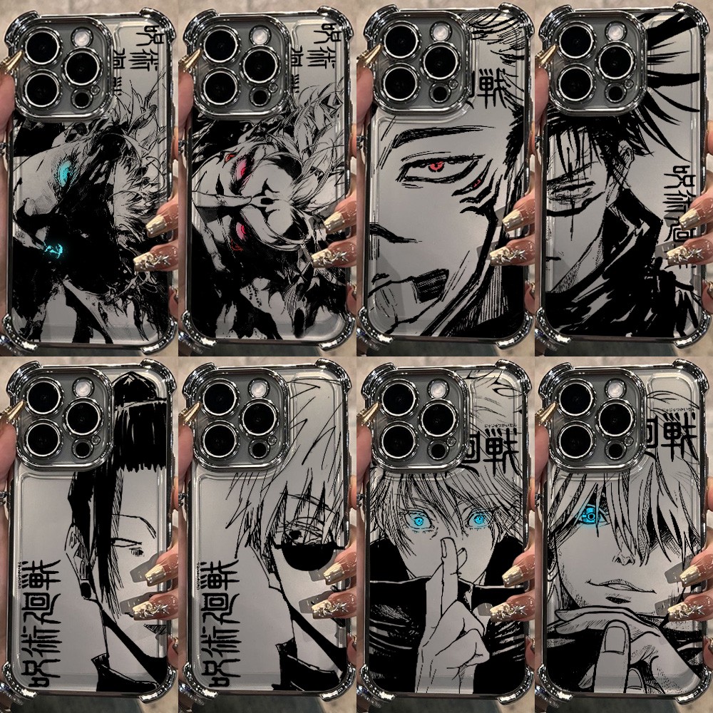 アニメ「呪術廻戦」五条悟メッキ加工スマホケース Huawei - Phone Cases Jujutsu Kaisen のレビューと価格