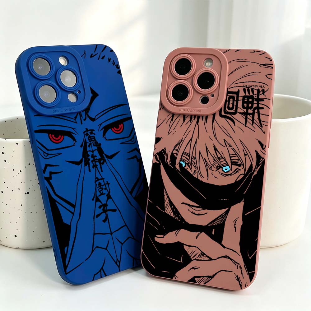 アニメ「呪術廻戦」クールカバーシリコンケース iPhone  - Phone Cases Jujutsu Kaisen のレビューと価格