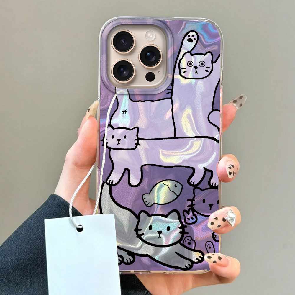 パープルラインキャットフィッシュウォーターテクスチャiPho - Phone Cases Xr Iphone のレビューと価格