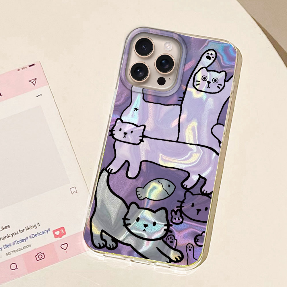 パープルラインキャットフィッシュウォーターテクスチャiPho - Phone Cases Xr Iphone のレビューと価格